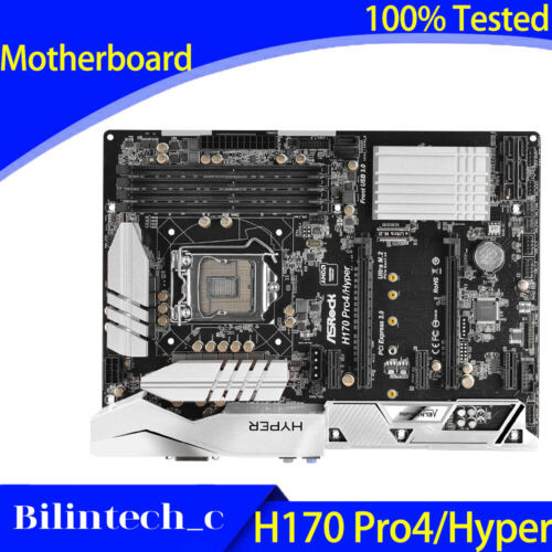 For Asrock H170 Pro4/Hyper Motherboard Supports 64Gb Ddr4 Sata3 Dvi+Hdmi Lga1151