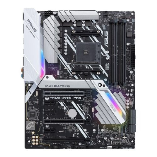 Asus Prime X470 Pro Motherboard Socket Am4 For Amd Ryzen/7Th Gen A-Series