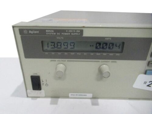 Agilent 6652A Dc Power Supply 0-20V 0-25A, Lot P209