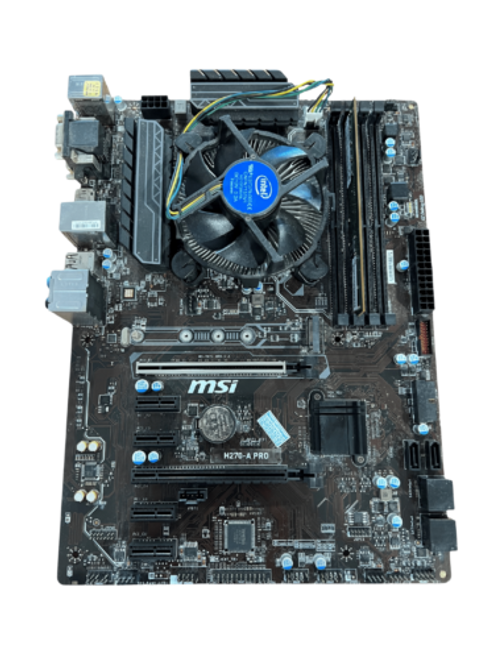 Mining Motherboard Combo Msi H270-A Pro Motherboard + Cpu + Ram + Switch