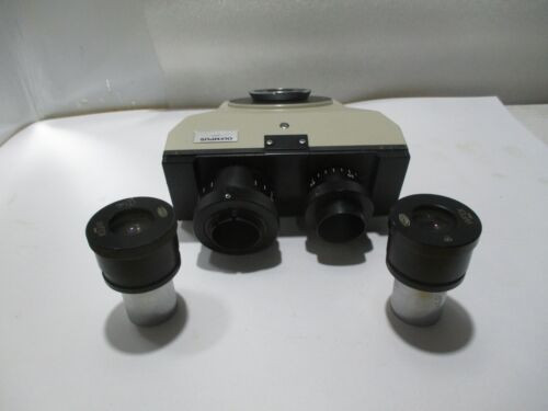 Olympus Ch Ch2 Microscope Binocular Head W/ X2 Eyepiece Wf10X