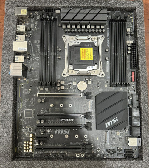 Msi X299 Raider Motherboard Intel X299 Lga 2066