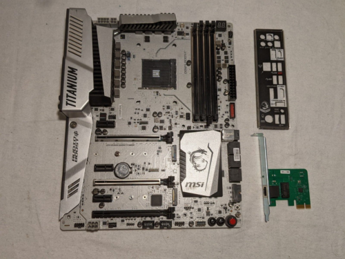 Msi X370 Xpower Gaming Titanium Am4 White Motherboard