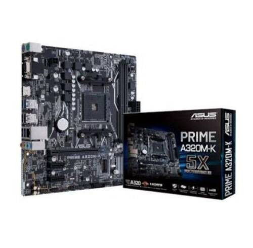 Asus Prime Prime A320M-K Desktop Motherboard Amd A320 Chipset Socket Am4