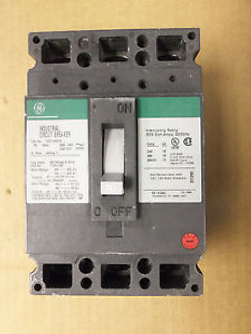 GE TED TED134070 70 amp 3 pole Circuit Breaker 480v