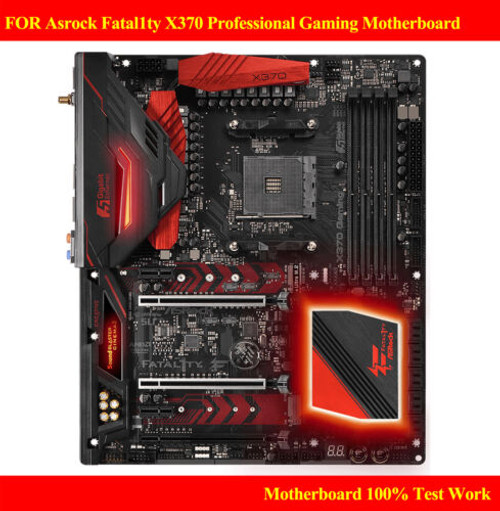 For Asrock Fatal1Ty X370 Professional Gaming Motherboard Am4 Ddr4 100% Tested Work