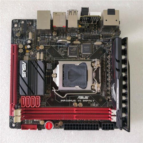 Asus Maximus Vi Impact Motherboard Lga1150 Intel Z87 Ddr3 With I/O Baffle