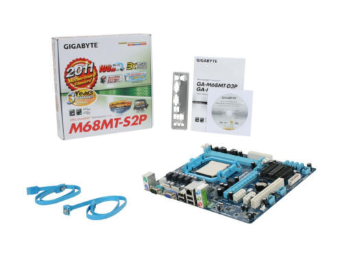 Gigabyte M68Mt-S2P Nvidia Geforce 7025 Socket Am3  Matx Motherboard