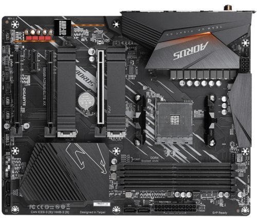 For Gigabyte B550 Aorus Elite Ax Dp Hdmi Amd Am4 Motherboard 100% Tested 100%