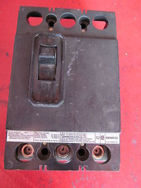 Siemens QJ2B125 Circuit Breaker 125 Amp 3 Pole 240 V