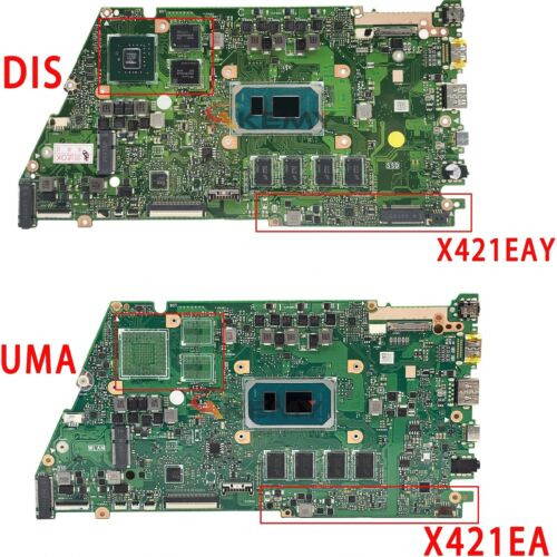 For Asus X421Ea I421E R521E X421Eay X521Ea Motherboard W/ I3 I5 I7 8Gb/16Gb-Ram
