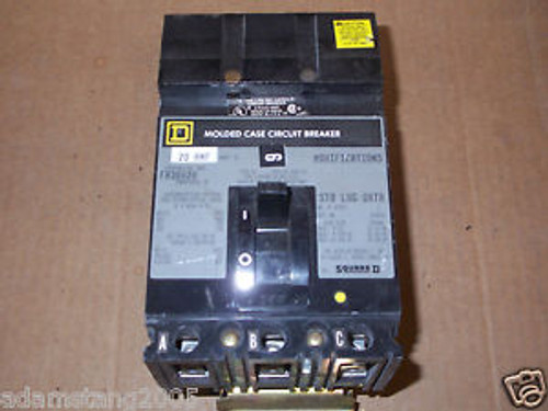 SQUARE D FH FH36020 3 POLE 20 AMP 600v CIRCUIT BREAKER gray label