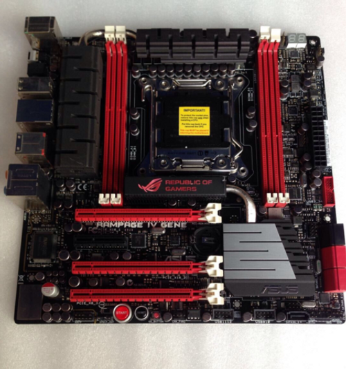 Asus Rampage Iv Gene Motherboard Chipset Intel X79 Lga2011 Ddr3 With A I/O