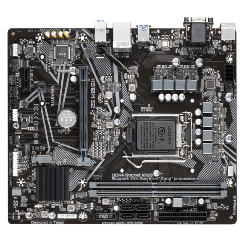 For Gigabyte H510M S2 Vga 64Gb Lga1200 Ddr4 Motherboard 100% Tested 100%