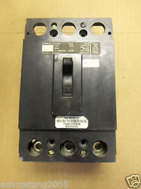 Westinghouse breaker 3 POLE 225 AMP CA3225 240V CA CHIPPED