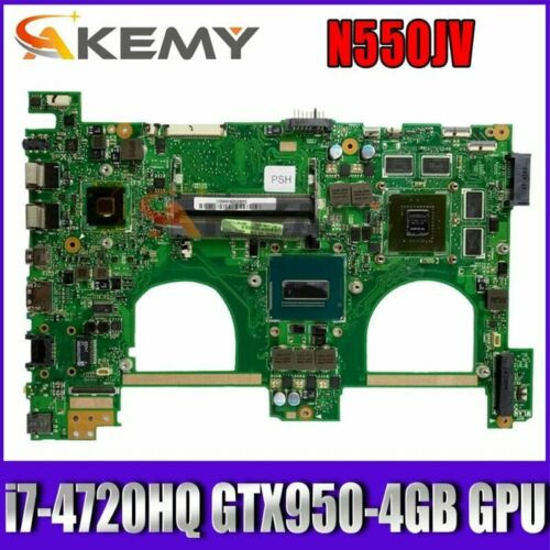 For Asus N550Jv N550Jk N550J G550Jk Laptop Motherboard I7-4720Hq Gtx950-4Gb