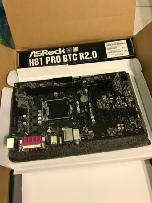 Mining Motherboard Brand New Asrock H81 Pro Btc R2.0 (Super Alloy)