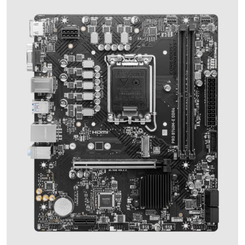 For Msi Pro B760M-E Ddr4 Motherboard Lga 1700 Ddr4 Vga+Hdmi Micro Atx