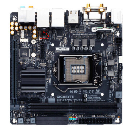 For Gigabyte Ga-Z170N-Wifi Lga1151 Ddr4 Mini-Itx Motherboard Tested