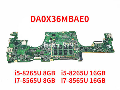 Motherboard For Hp X360 13-Ap 13-Ap0013Dx  Tpn-Q212 Spectre Da0X36Mbae0 With Cpu