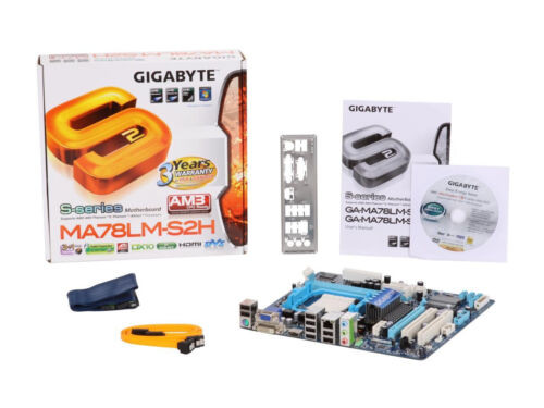 Gigabyte Ga-Ma78Lm-S2H Amd 760G Socket Am3/Am2+/Am2 Hdmi Matx Motherboard
