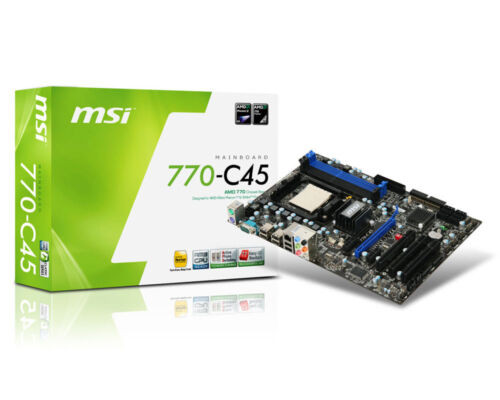 Msi 770-C45 Ms-7599 V 1.1 Socket Am3 Amd 770 Atx Motherboard
