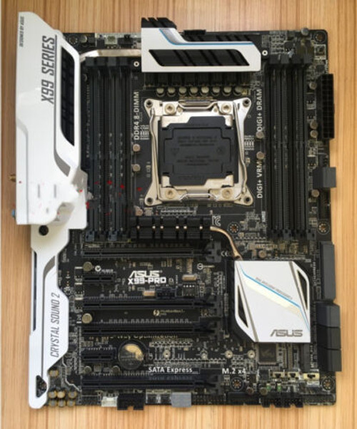 Asus X99-Pro Motherboard Chipset Intel X99 Lga2011-V3 Ddr4 With A I/O