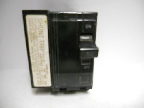 SQUARE D 50 AMP 2 POLE WITH SHUNT TRIP CIRCUIT BREAKER  QO2501021   YI-114C