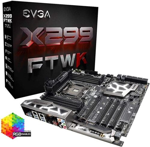 Blowout Sale Evga X299 Ftw K, Lga 2066, Eatx Motherboard. Factory Sealed- New