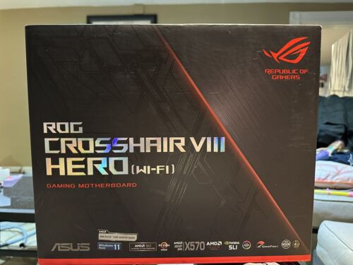 Asus Rog Crosshair Viii Hero Amd X570 Socket Am4 Atx Ddr4-Sdram Motherboard