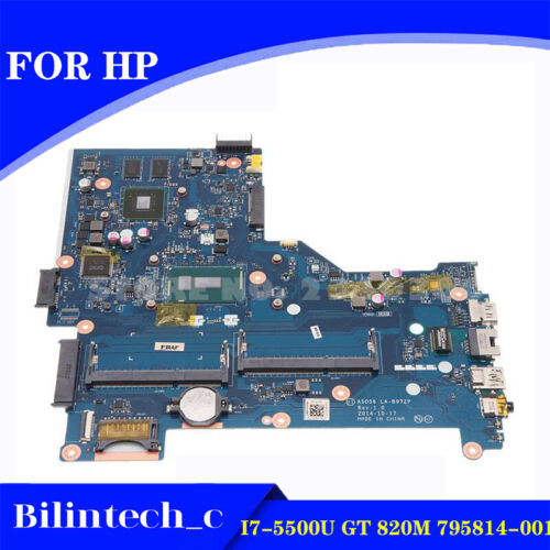 I7-5500U Gt 820M 795814-001 La-B972P For Hp Pavilion 15-R Motherboard Test Ok