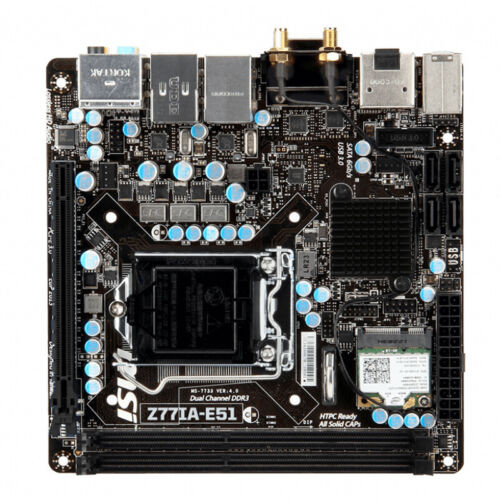 For Msi Z77Ia-E51 Lga1155 Ddr3 Mini-Itx Motherboard Tested