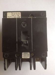 Westinghouse GHB3070 277/480 volt breaker, used.