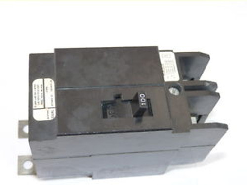 Used Challenger CH2100 2p 100a 277/480v Circuit Breaker