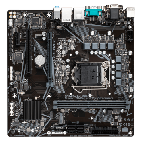 For Gigabyte H510M S2P Lga1200 Vga+Dvi 64Gb Ddr4 Micro Atx Motherboard Test Ok