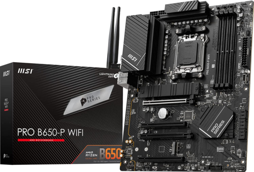 Pro B650-P Wifi Proseries Motherboard (Amd Am5, Atx, Ddr5, Pcie 4.0, M.2, Sata 6