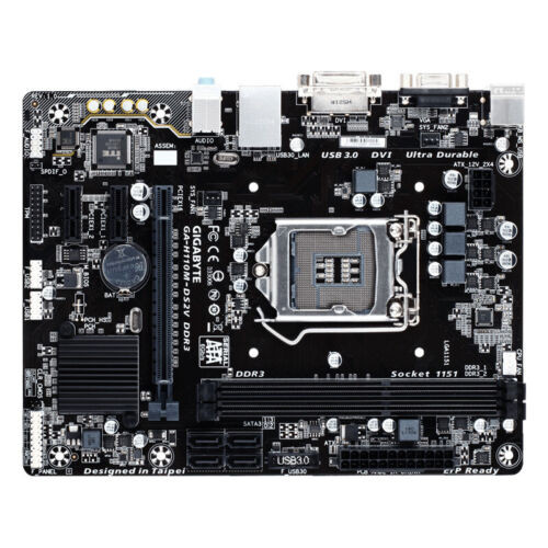 Gigabyte H110M-Ds2V Ddr3 Motherboard Intel H110 Lga 1151 Micro Atx