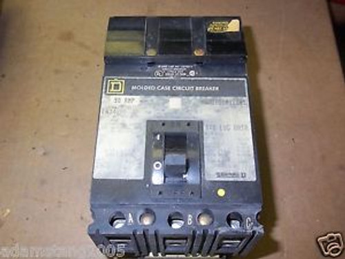 Square D FA fa34090 90 amp 3 pole Circuit Breaker Bad Label