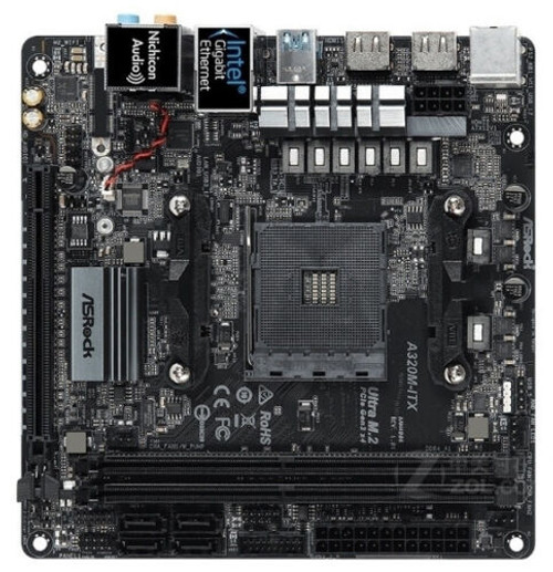 Asrock A320M-Itx Motherboard Amd A320 Socket Am4 7Th Gen Ryzen/Athlon Ii/Athlon