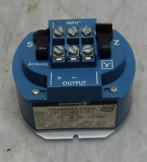 Acromag Temperature Transmitter,  150T-RBP-M054-X-20-C, Used,  WARRANTY