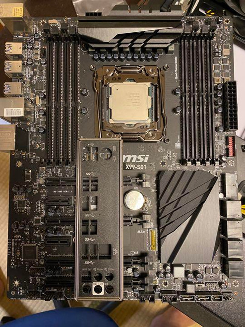 Msi X99-S01 Motherboard With I7 6800K