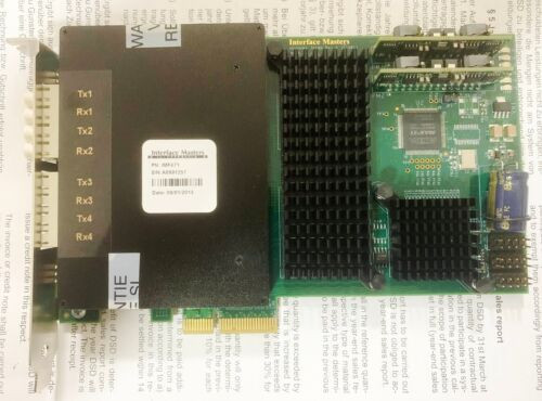 Interface Masters Niagara 32284 Rev:A Gigabit Ethernet Pn:Imf471