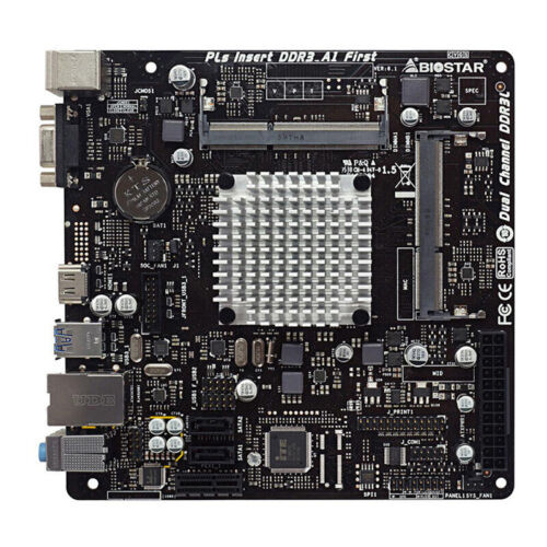 Biostar J3160Nh Motherboard Intel J3160 Celeron Compatible Mini Itx Ddr3