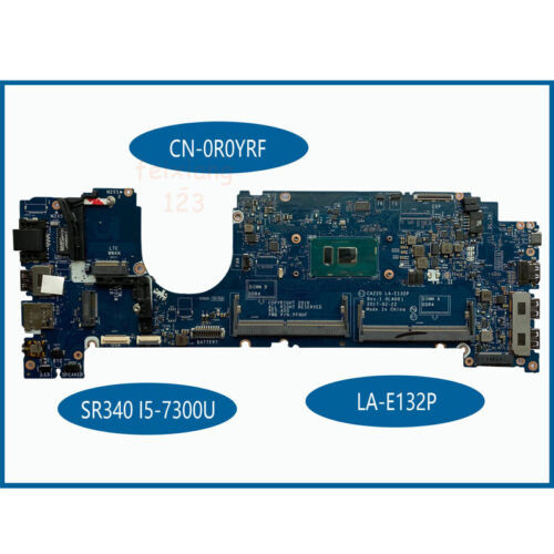 La-E132P For Dell Inspiron 7480 Laptop Motherboard Cn-0R0Yrf Sr340 I5-7300U Ddr4