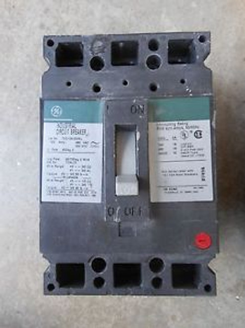GE TED134100wl 100amp 3pole 480v circuit breaker warranty