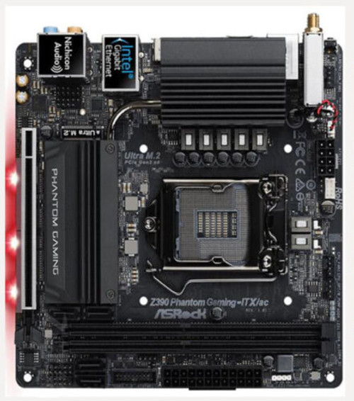 For Asrock Z390 Phantom Gaming-Itx/Ac Desktop Motherboard Z390M Ddr4 Lga 1151