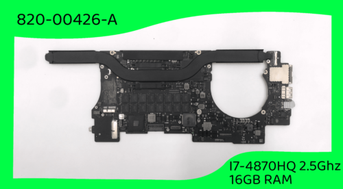 Logic Board, Macbook Pro A1398 - I7 2.5Ghz - 2015 - 820-00426-A