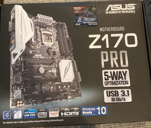 Asus Z170-Pro Atx Ddr4 Motherboard