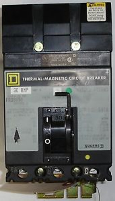 SLS1B14 Square D Thermal-Magnetic Circuit Breaker 30amps FA 36030   11844SY