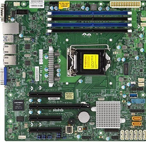 Supermicro X11Ssl-F Server Motherboard - Intel C236 Chipset - Socket H4 Lga-1151